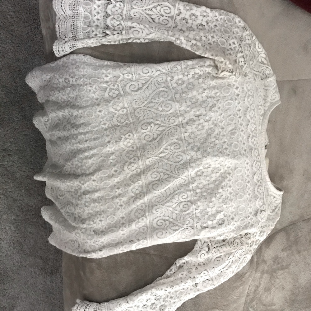 Lace long sleeve dress